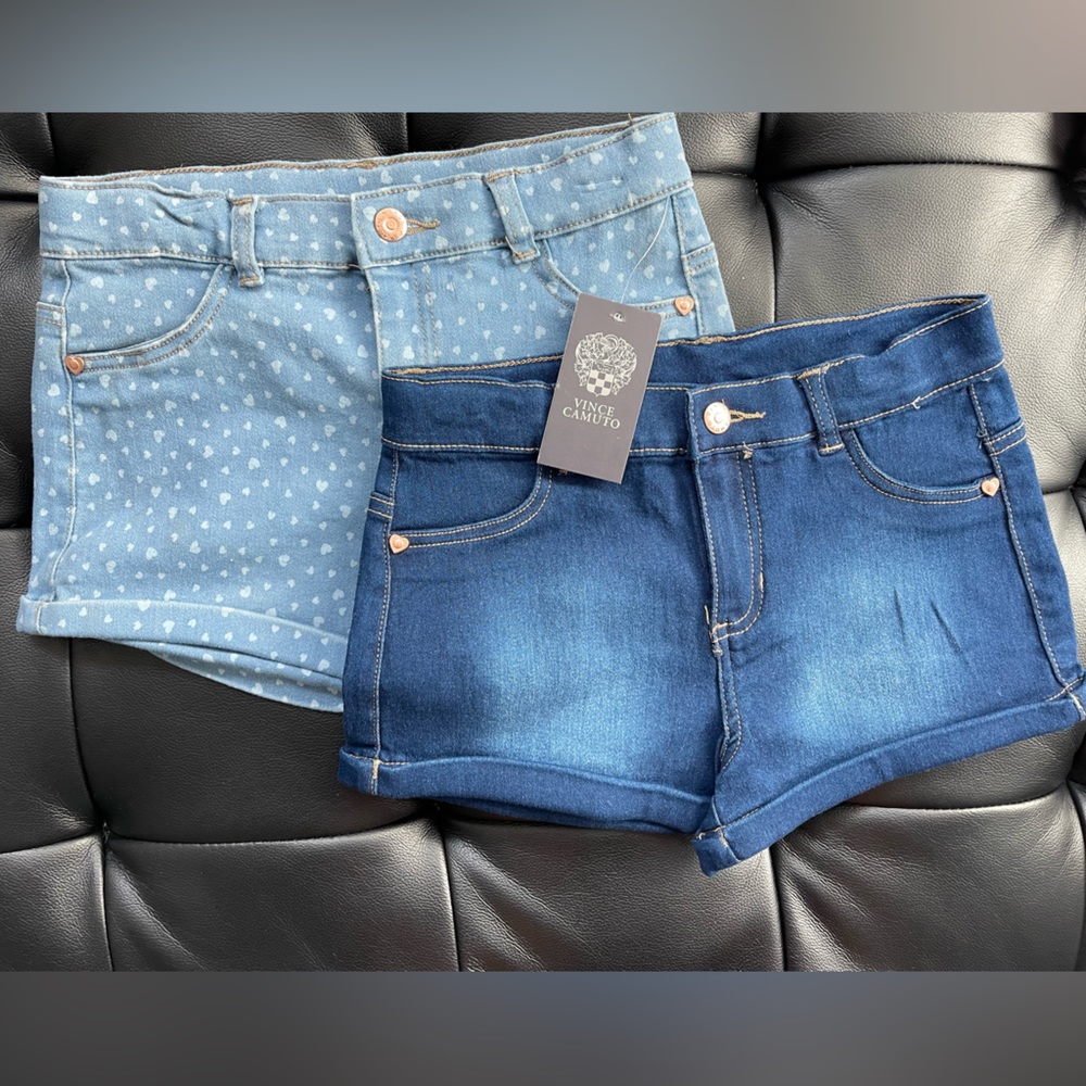 Girl’s denim shorts - two pairs NWT